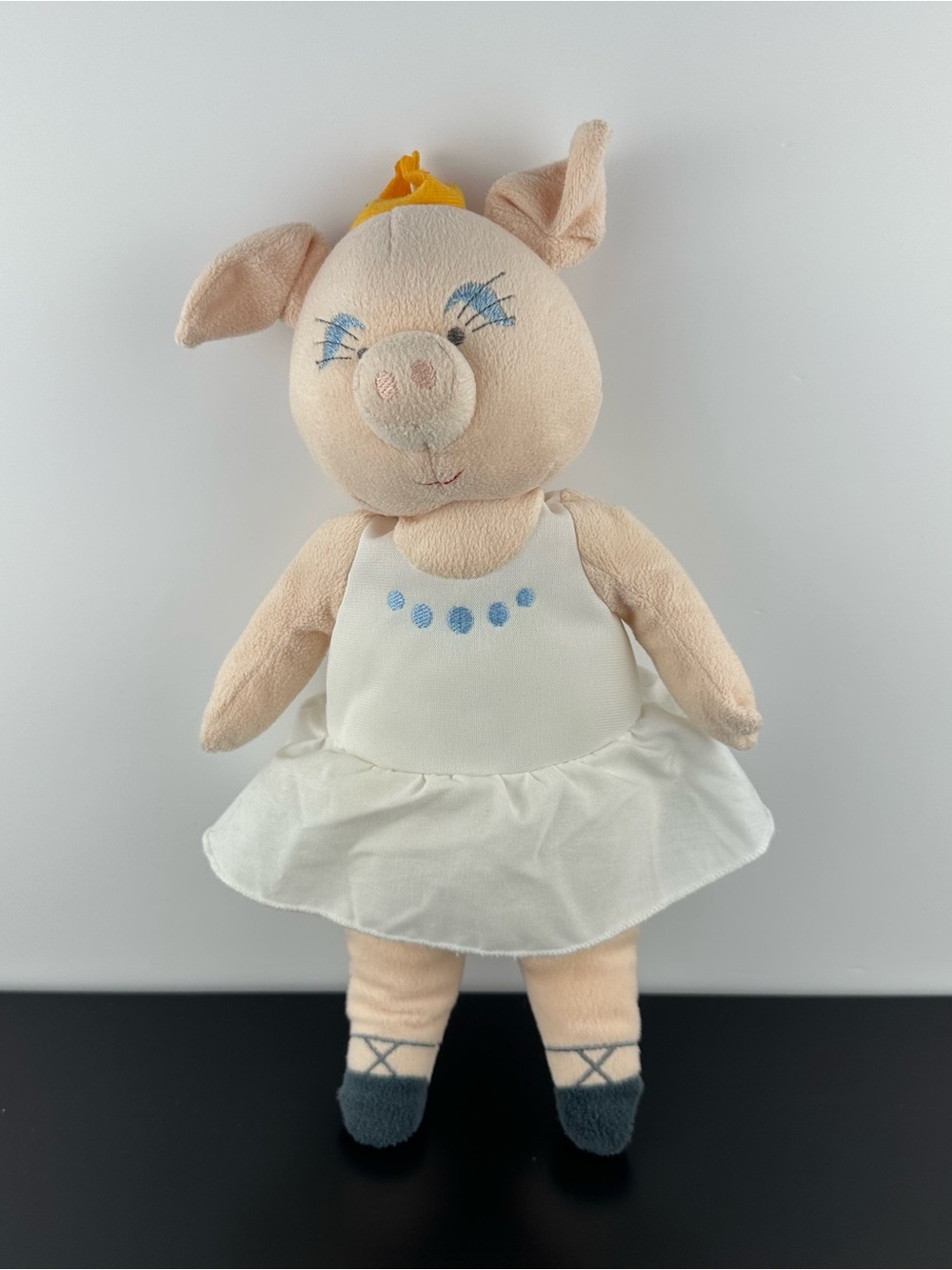 IKEA Klappar Cirkus Pig White Ballerina Dress Plush 14” Stuffed Animal